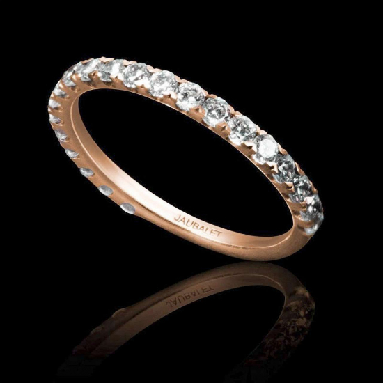 EVE 2/3 ROSE GOLD WEDDING BAND