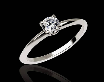 bague de fiancailles solitaire diamant valentina