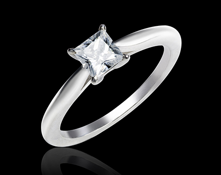 bague or blanc diamant my love
