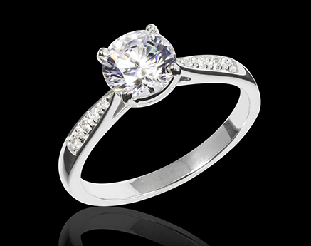 bague diamant or blanc angela