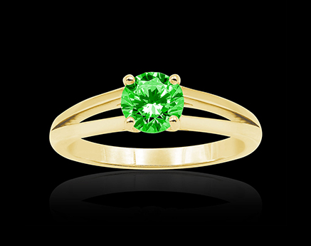 bague lina emeraude or jaune