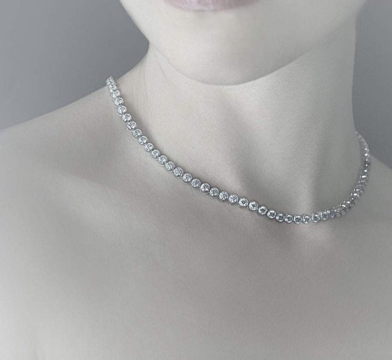 idée cadeau | collier diamant rivière | Jaubalet