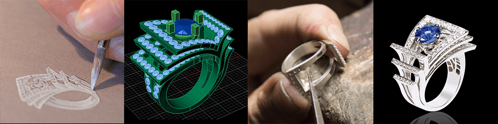 impression 3d | modélisation bague romanesque | Jaubalet